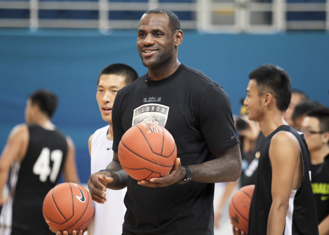 LeBron James Kicks Off 2012 Nike China Tour in Beijing