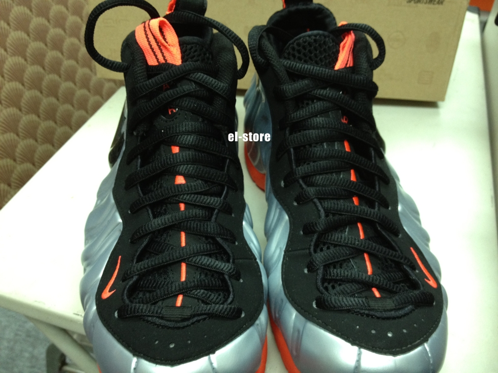 Nike Air Foamposite Pro 'Metallic Platinum/Black-Bright Crimson'