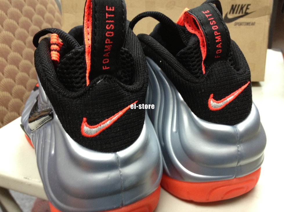 Nike Air Foamposite Pro 'Metallic Platinum/Black-Bright Crimson'