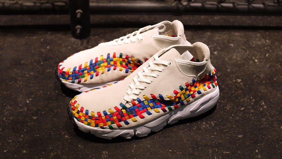 Nike Air Footscape Motion Woven Chukka Rainbow 'Beige' at mita- SneakerFiles