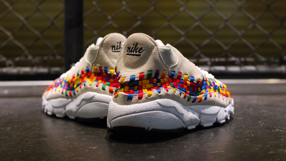 nike footscape rainbow