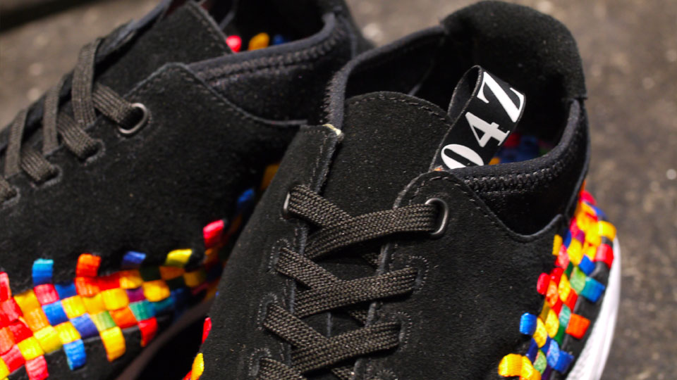 Nike Air Footscape Motion Woven Chukka Rainbow 'Black' at mita