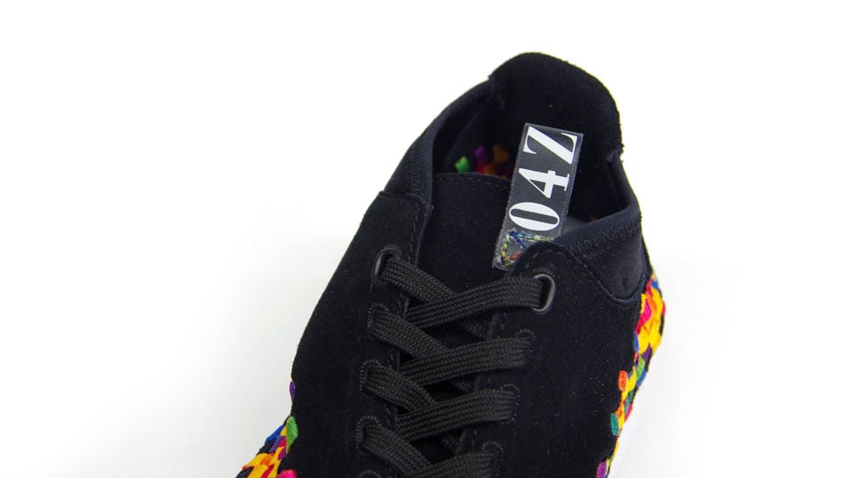 Nike Air Footscape Woven Chukka Premium QS Rainbow ‘Black/Black-White’ at mita