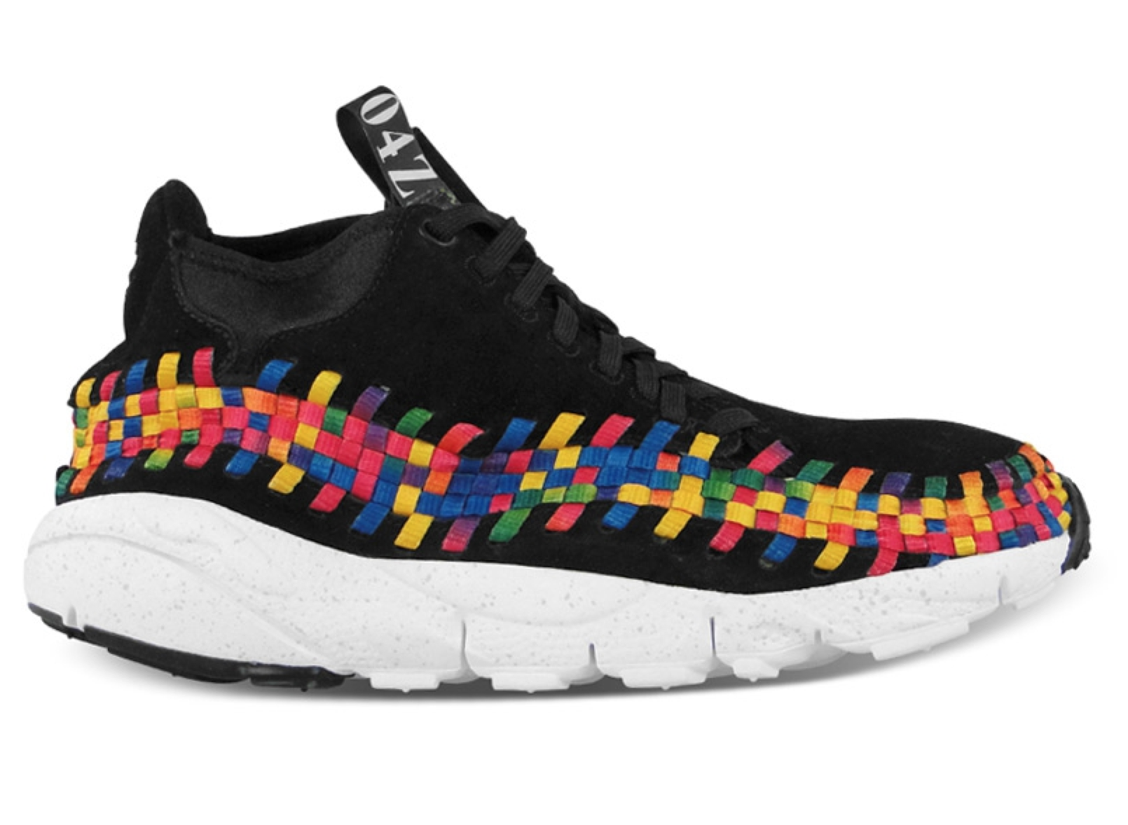 Nike Air Footscape Woven Chukka Premium QS Rainbow ‘Black/Black-White’ at The Good Will Out