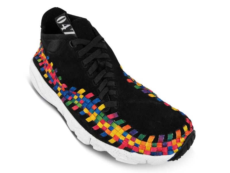 Nike Air Footscape Woven Chukka Premium QS Rainbow ‘Black/Black-White’ at The Good Will Out