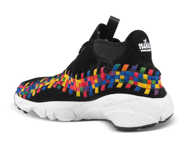 Nike Air Footscape Woven Chukka Premium QS Rainbow ‘Black/Black-White’ at The Good Will Out