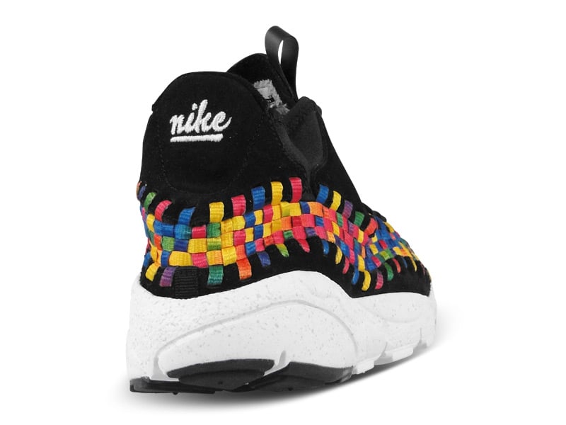 Nike Air Footscape Woven Chukka Premium QS Rainbow ‘Black/Black-White’ at The Good Will Out