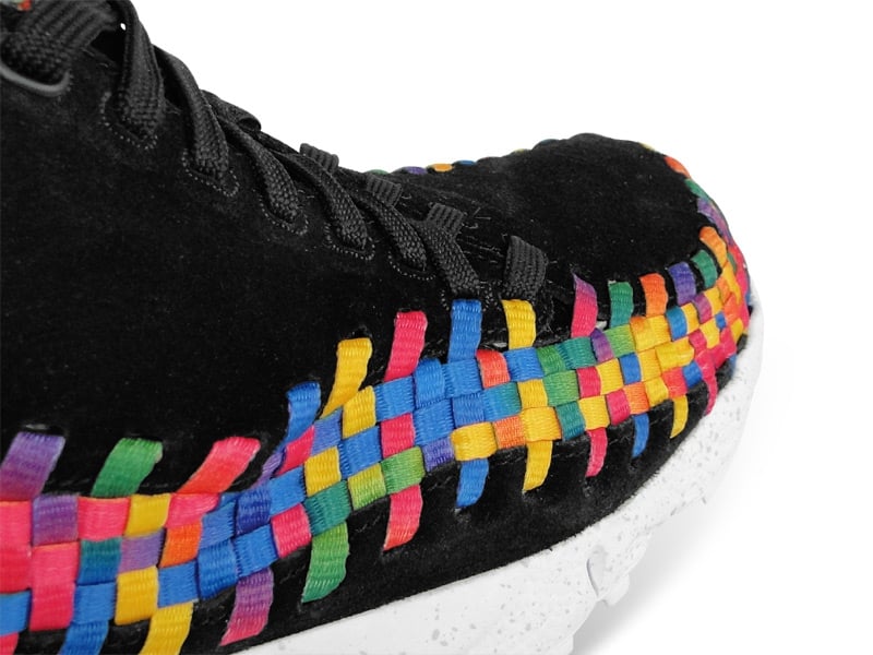 Nike Air Footscape Woven Chukka Premium QS Rainbow ‘Black/Black-White’ at The Good Will Out