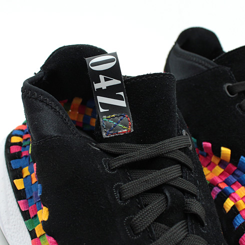 Nike Air Footscape Woven Chukka Premium QS Rainbow ‘Black/Black-White’ at atmos