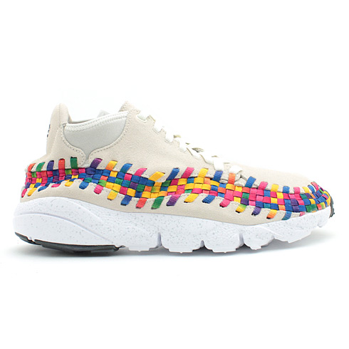 Nike Air Footscape Woven Chukka Premium QS Rainbow ‘Sail/Sail-White’ at atmos