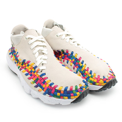 Nike Air Footscape Woven Chukka Premium QS Rainbow ‘Sail/Sail-White’ at atmos