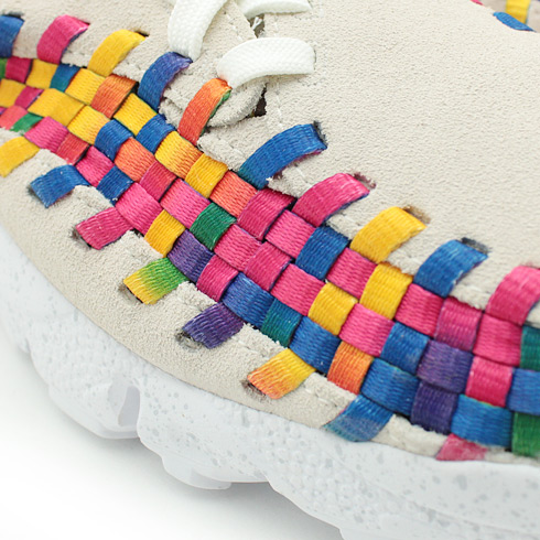 Nike Air Footscape Woven Chukka Premium QS Rainbow ‘Sail/Sail-White’ at atmos