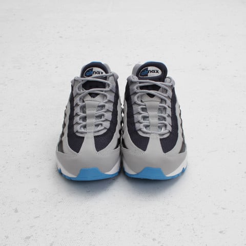 Nike Air Max 95 ‘Wolf Grey/Blue-Dark Obsidian-White’ at Concepts