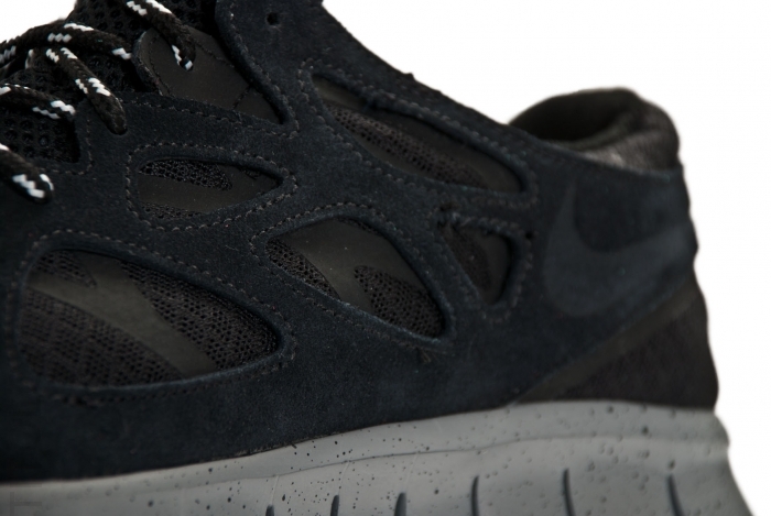 Nike Free Run+ 2 'Black/Black-Metallic Silver'