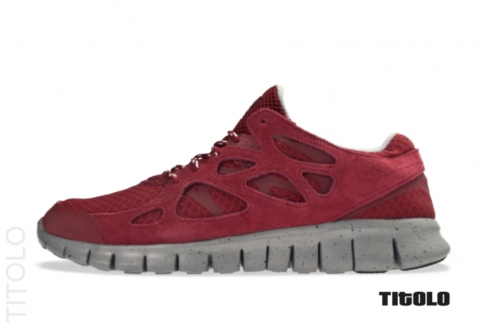 Nike Free Run+ 2 'Team Red/Team Red-Metallic Silver'