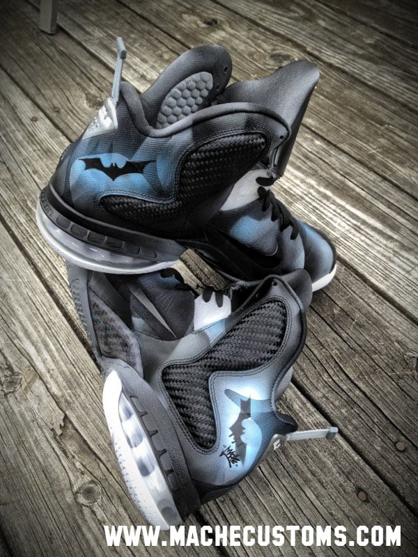 Nike LeBron 9 'Dark Knight' by Mache Custom Kicks