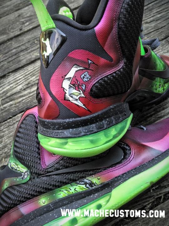 Nike LeBron 9 'Spawn' by Mache Custom Kicks