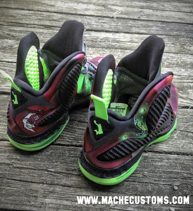 Nike LeBron 9 'Spawn' by Mache Custom Kicks