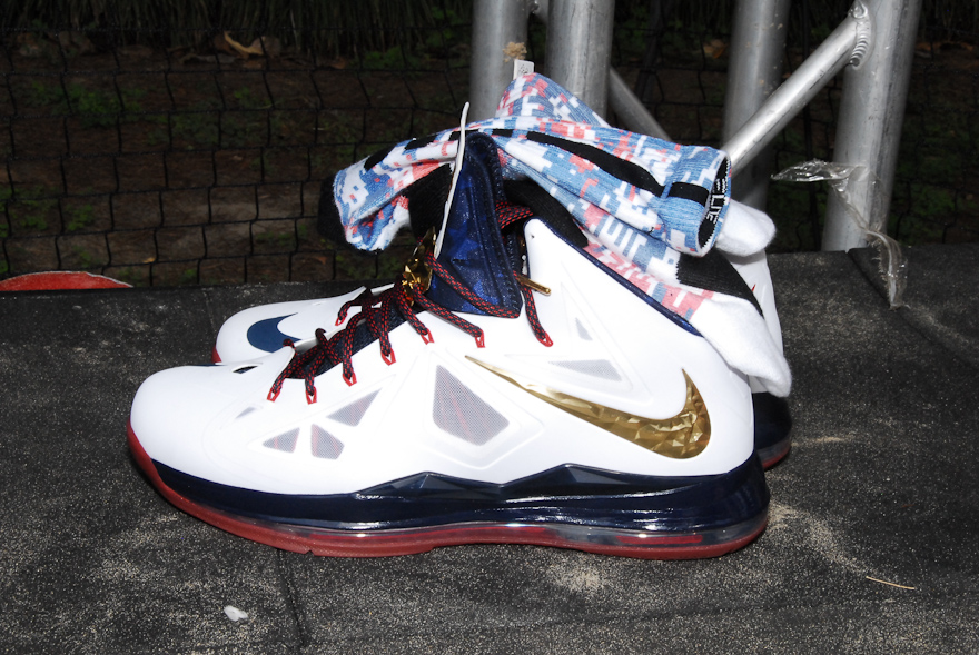 lebron x gold medal
