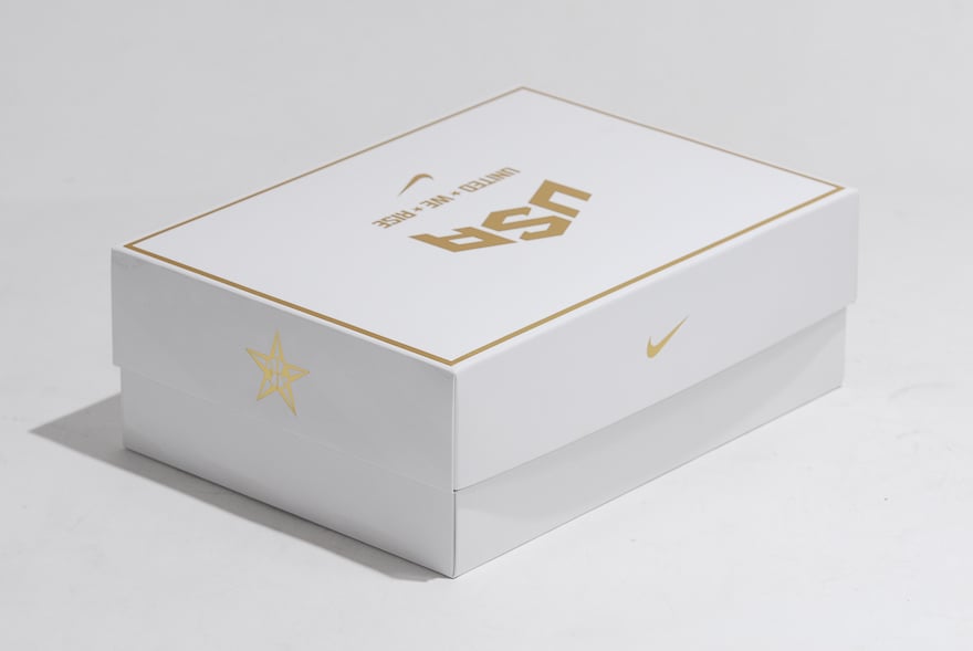 Nike LeBron X+ Sport Pack ‘Gold Medal’ - 'United We Rise' Packaging + Detailed Look