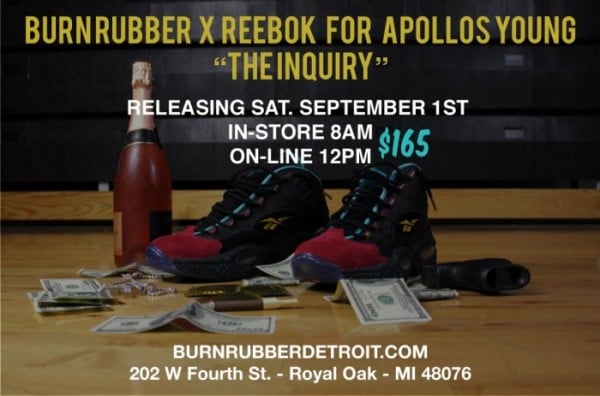 Release Reminder: Burn Rubber x Reebok Question for Apollos Young ‘The Inquiry’