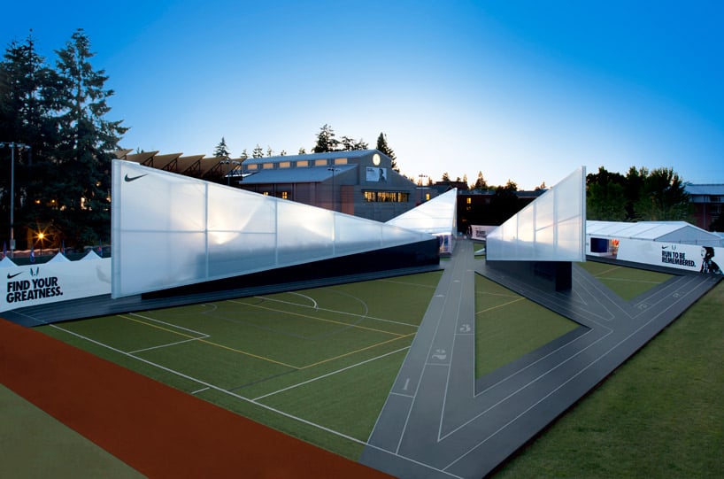 Skylab Architecture 'Camp Victory' for Nike's Olympic Trials Pavilion