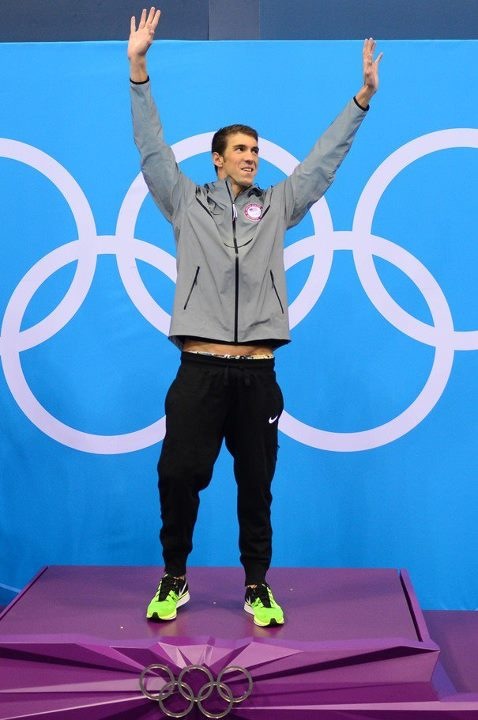 Michael Phelps in Nike Flyknit Trainer