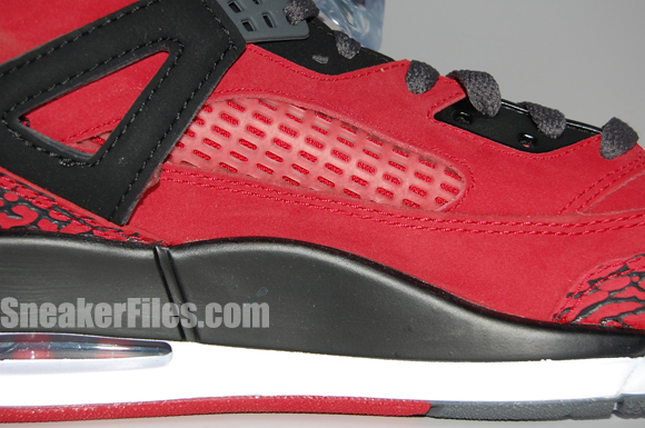 Raging Bull Air Jordan Spizike Red Black Epic Look