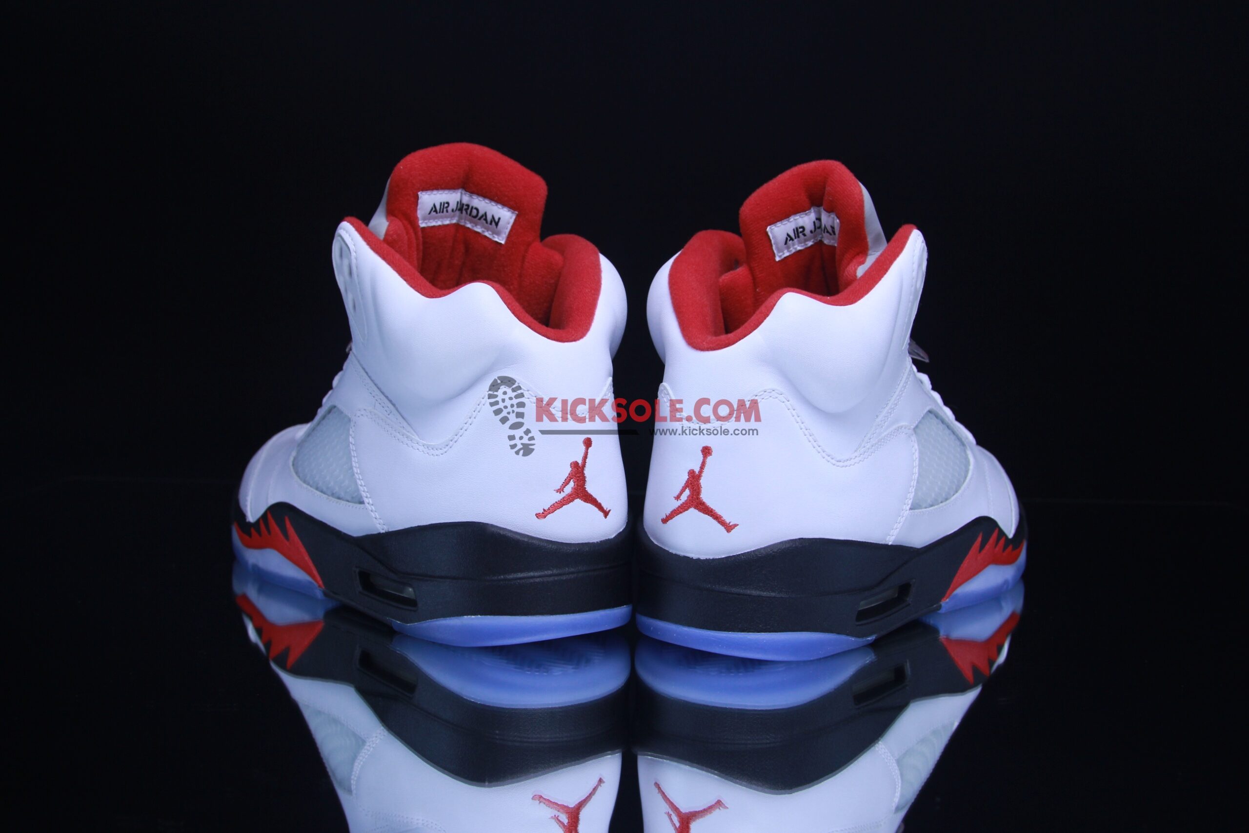 Air Jordan V (5) ‘Fire Red’ at KickSole