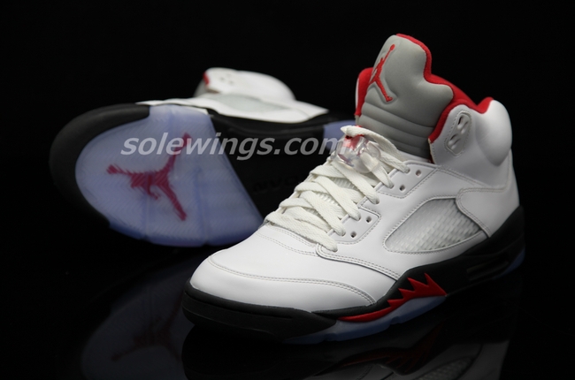 Air Jordan V (5) ‘White/Black-Red’ 2013 Retro - New Images