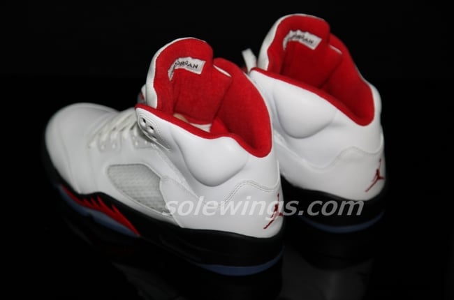 Air Jordan V (5) ‘White/Black-Red’ 2013 Retro - New Images