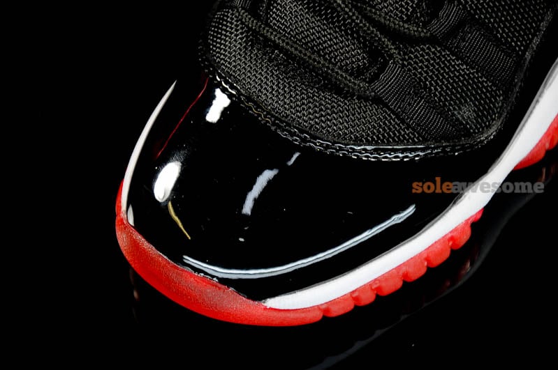 Air Jordan XI (11) GS 'Black/Varsity Red-White'