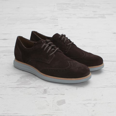 Cole Haan LunarGrand Wingtip T Moro Suede at Concepts