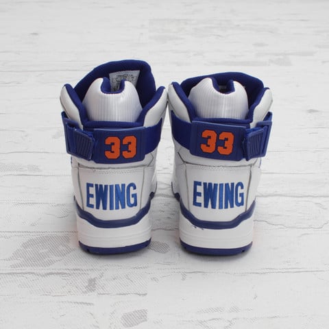 Ewing 33 Hi 'White/Blue' at Concepts