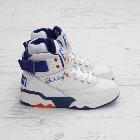 Ewing 33 Hi 'White/Blue' at Concepts