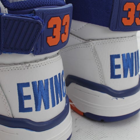 Ewing 33 Hi 'White/Blue' at Concepts