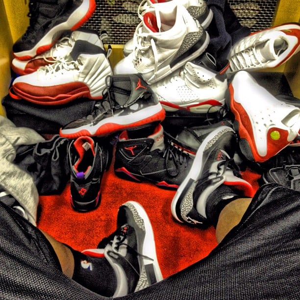 Nate Robinson Shows Off His Locker Full of Jordans