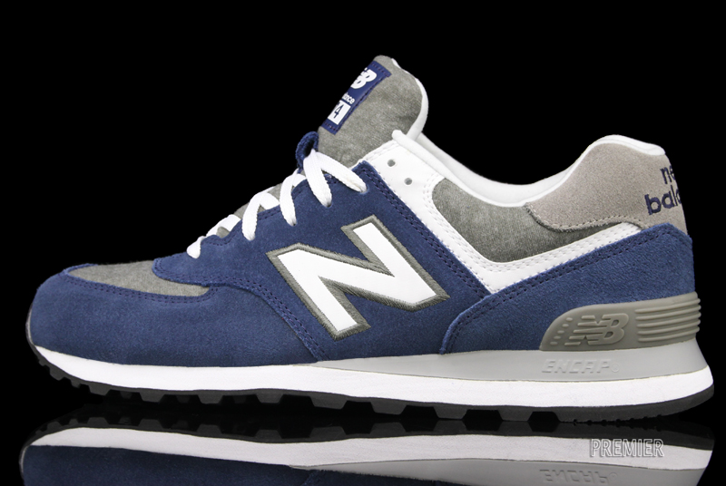 New Balance 574 ‘Navy/Heather Grey-White’