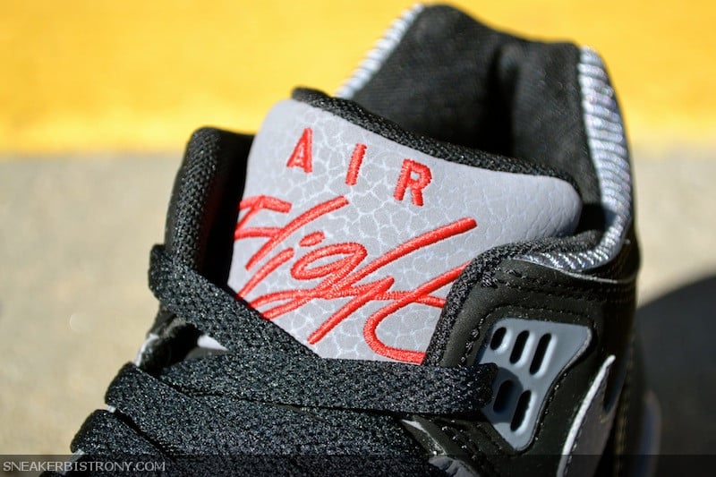 Nike Air Flight 89 'Black/Sport Red-Cool Grey-White'