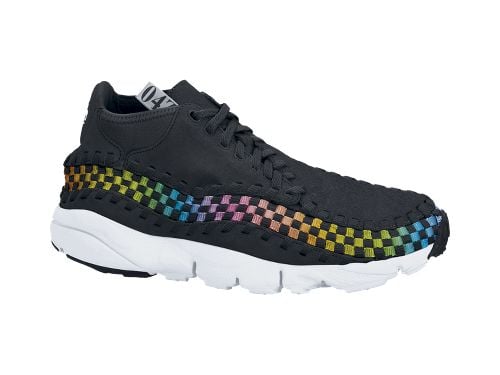 Nike Air Footscape Woven Chukka Premium QS Rainbow ‘Black/Black-White’ at NikeStore