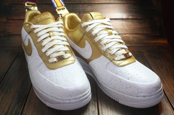 nike air force 1 gold medal