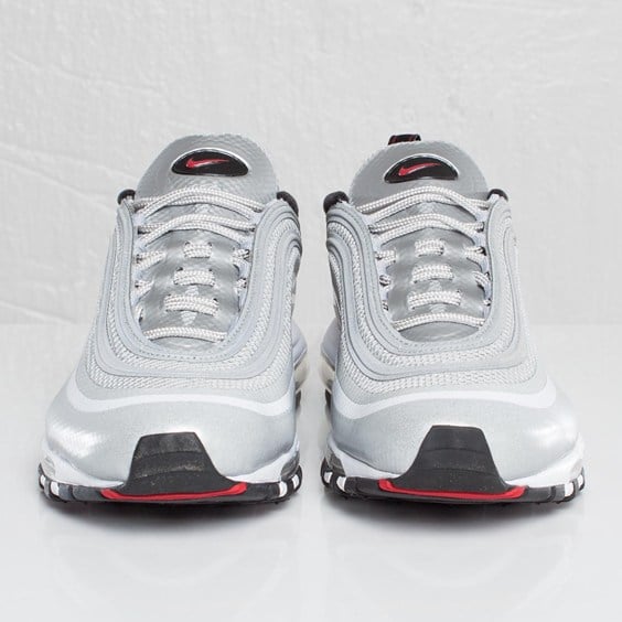 Nike Air Max 97 Hyperfuse Premium ‘Metallic Silver/Varsity Red-Black’ at SNS