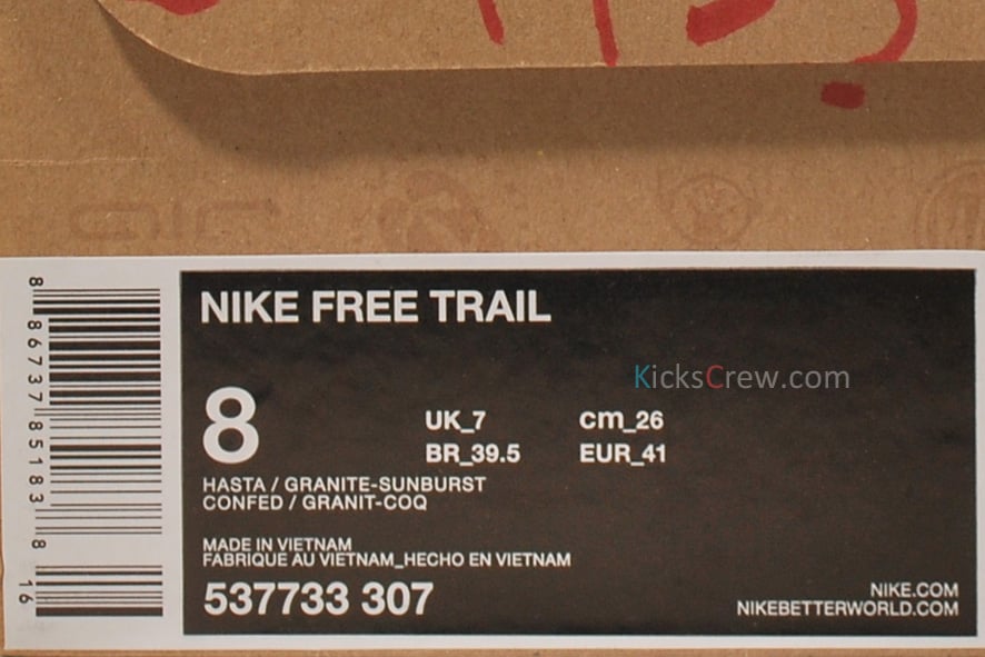 Nike Free Trail ‘Hasta/Granite-Sunburst’