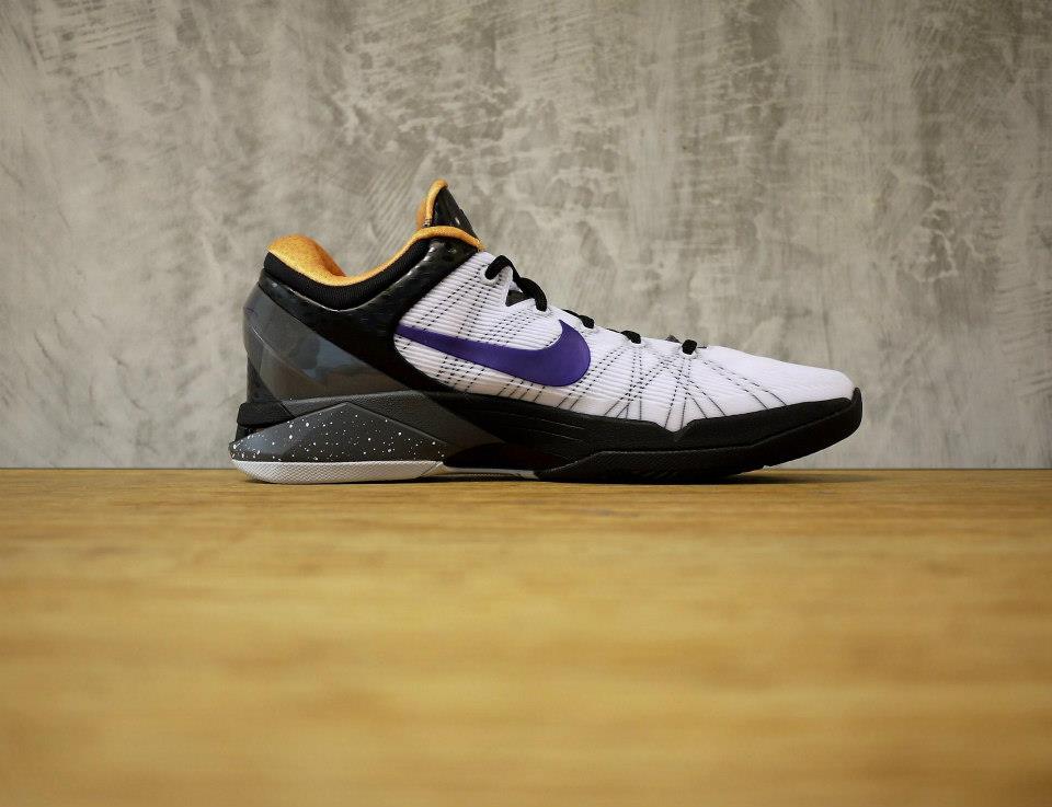 Nike Kobe VII (7) 'White/Black-Gold-Purple'