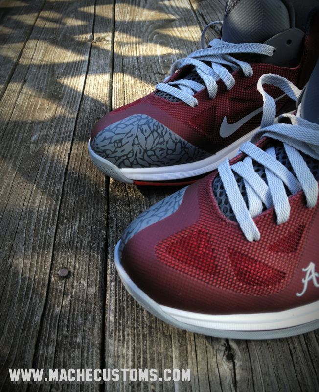 Nike LeBron 9 Low ‘Roll Tide’ by Mache Custom Kicks