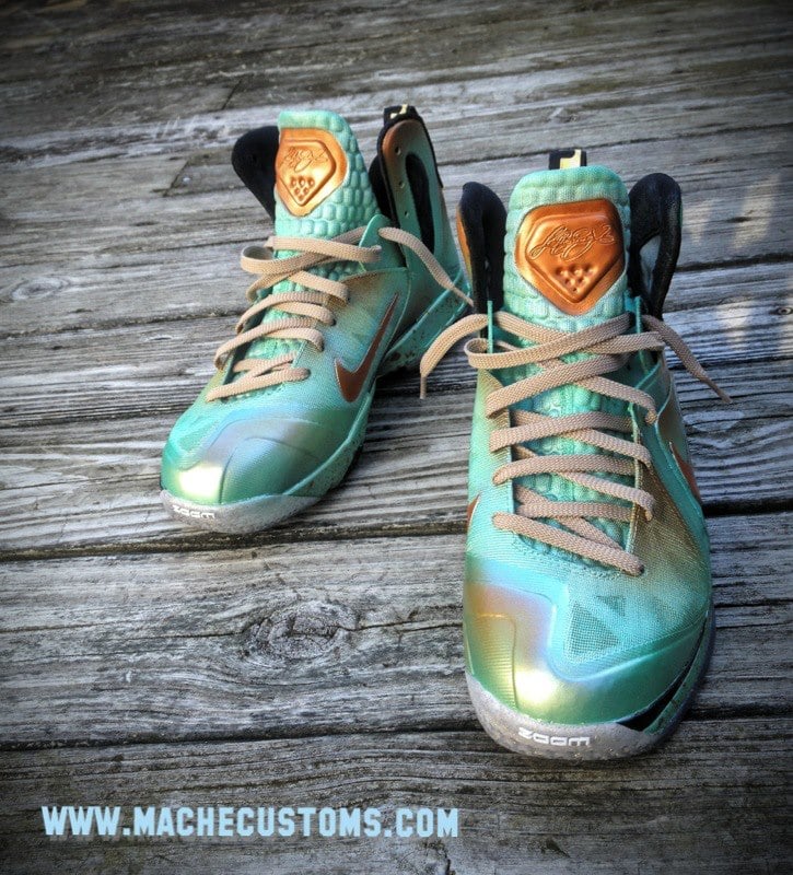 Nike LeBron 9 P.S. Elite '... And Justice for All' (Statue of Liberty) by Mache Custom Kicks