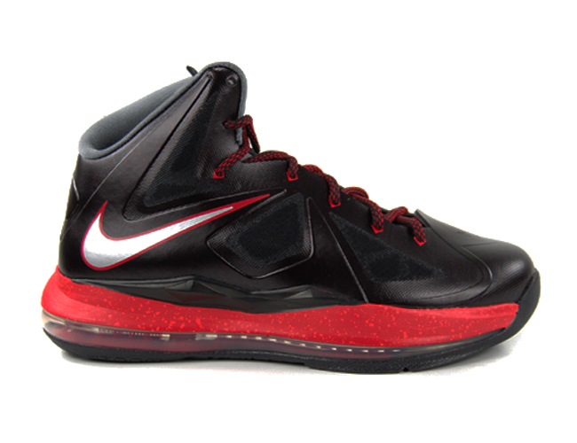 Nike LeBron X (10) GS ‘Black/Chrome-University Red-Grey’
