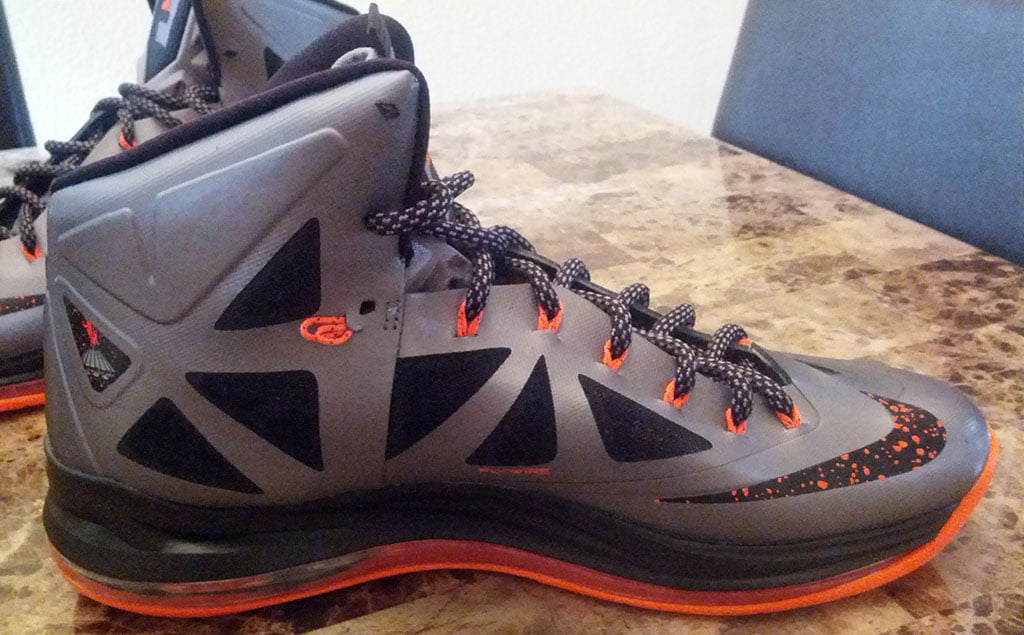 Nike LeBron X ‘Silver/Black-Orange’ - New Images