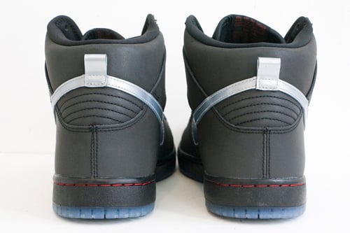 Nike SB Dunk High Premium 'Black/Silver-Varsity Red'