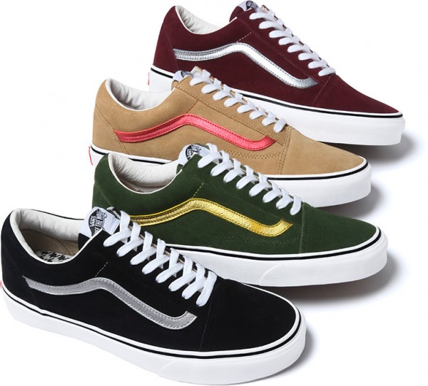 Release Reminder: Supreme x Vans Metallic Old Skool